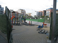 El passadís central adecentat